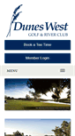 Mobile Screenshot of duneswestgolfclub.com